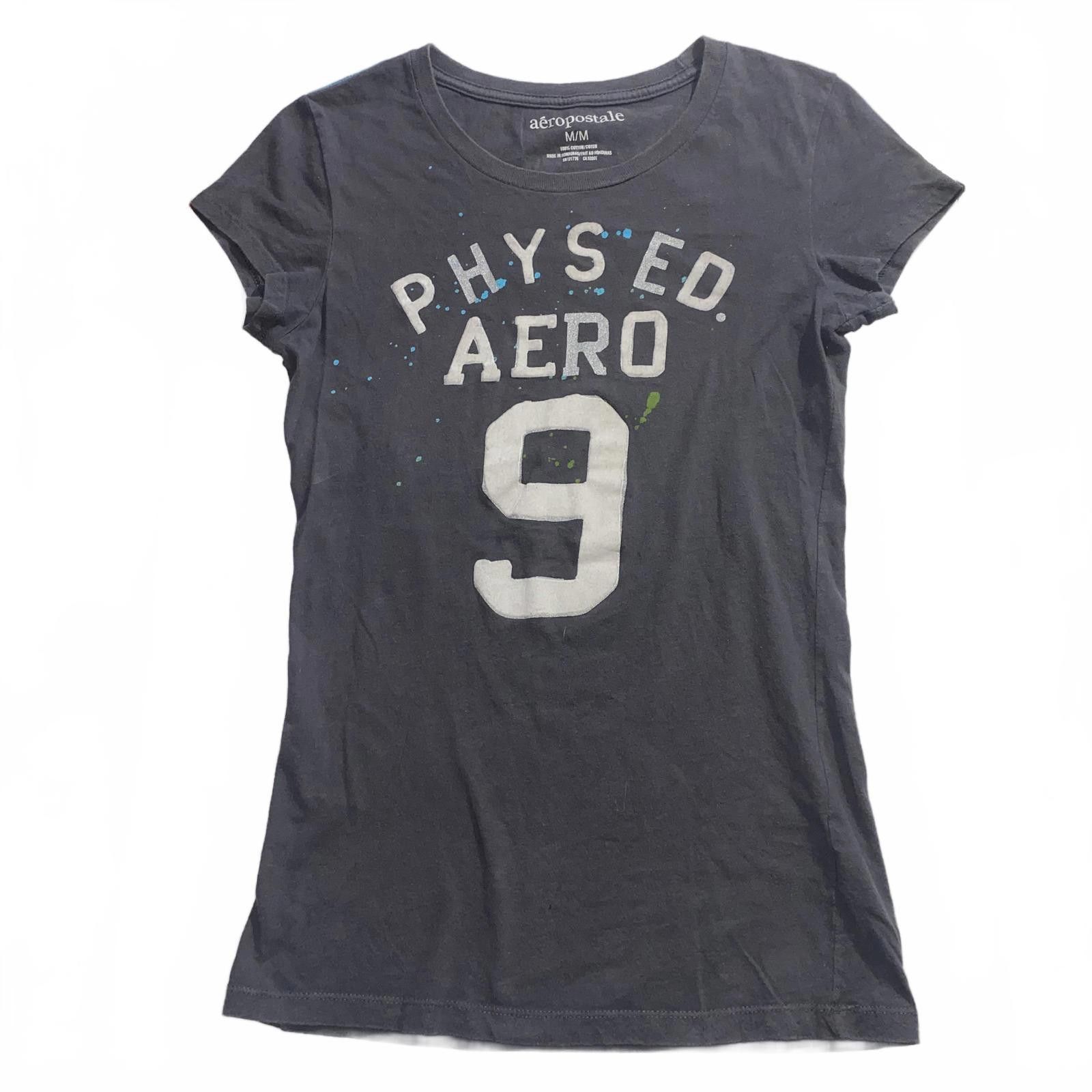 Aeropostale Y2K Aeropostale Graphic Tee PHYS ED AERO 9 M Fitted Size M / US 6-8 / IT 42-44 - 1 Thumbnail