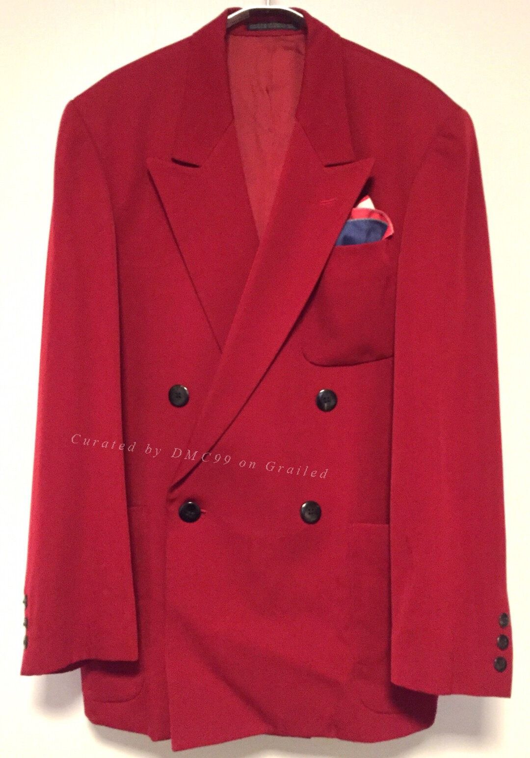 Yohji Yamamoto Yohji Yamamoto Archive Red Wool Blazer Size US S / EU 44-46 / 1 - 1 Thumbnail