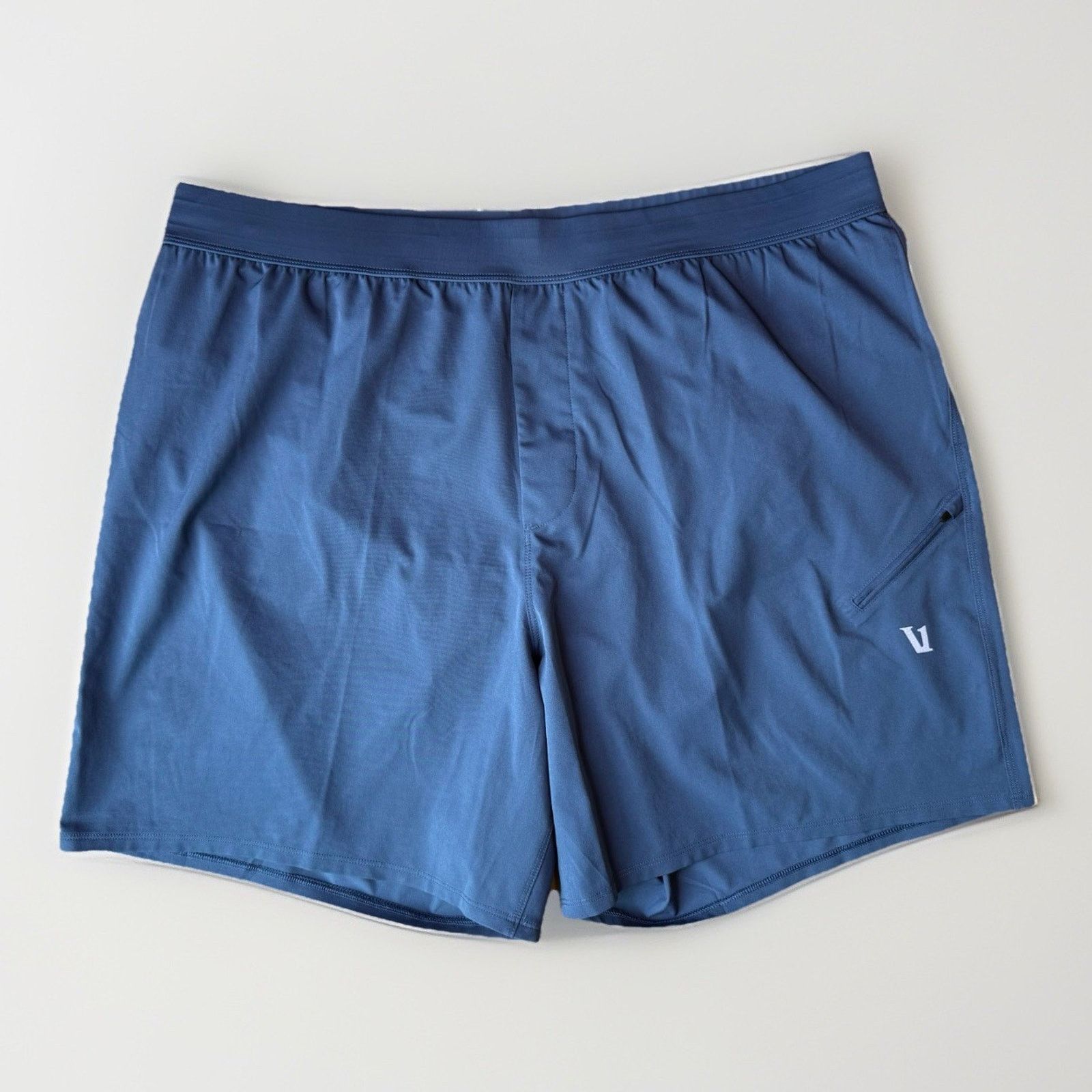 Vuori Vuori Qualify Run Shorts 2XL Blue 6" Inseam Summer Workout Size US 36 / EU 52 - 1 Thumbnail