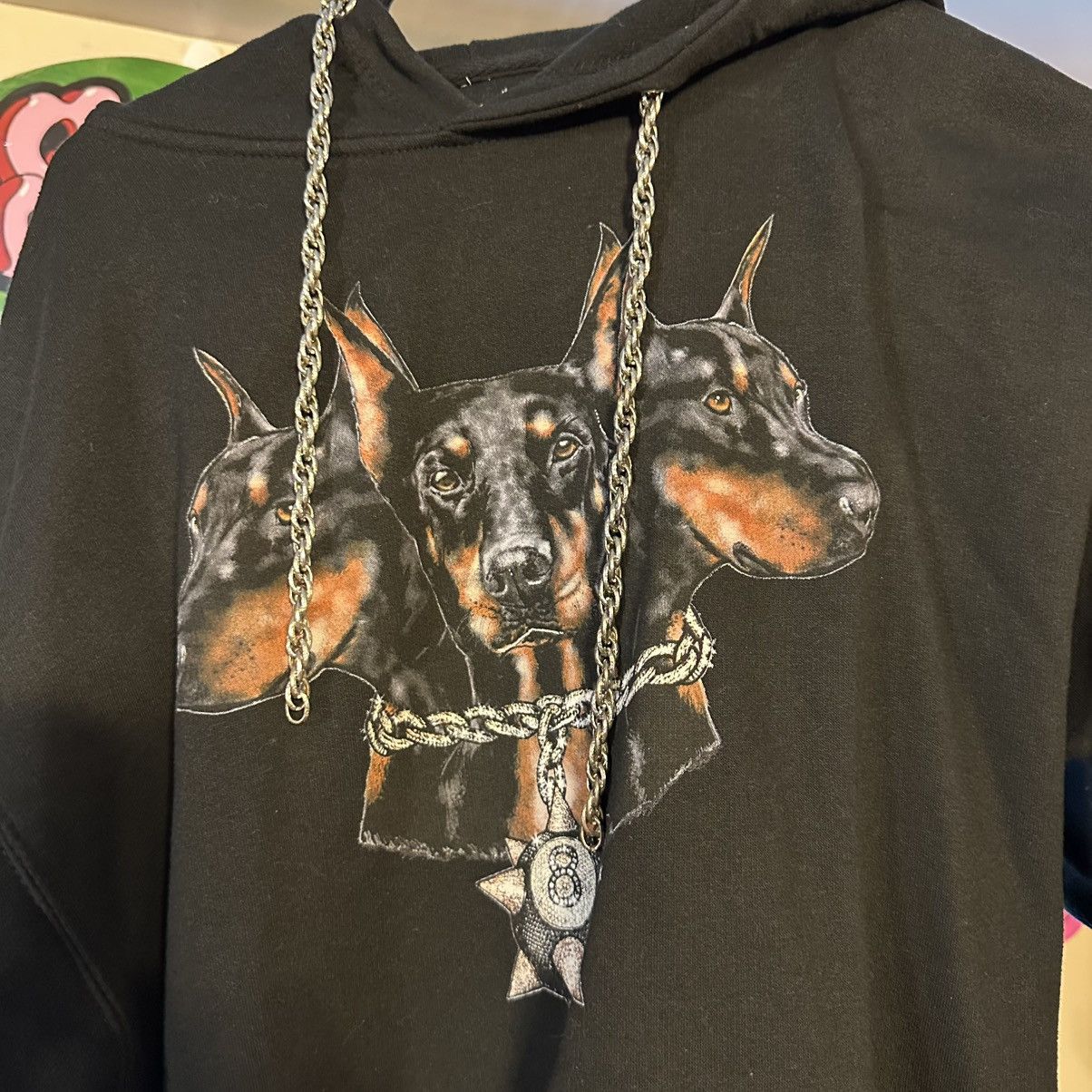 Section 8 Section 8: 3 Headed Doberman Chain Hoodie Size US M / EU 48-50 / 2 - 2 Thumbnail