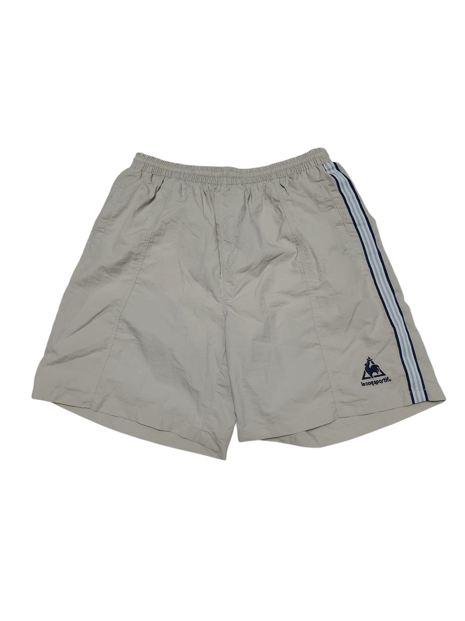 Le Coq Sportif LE COQ SPORTIF VINTAGE NYLON FIRE SHORTS Size US 34 / EU 50 - 1 Thumbnail