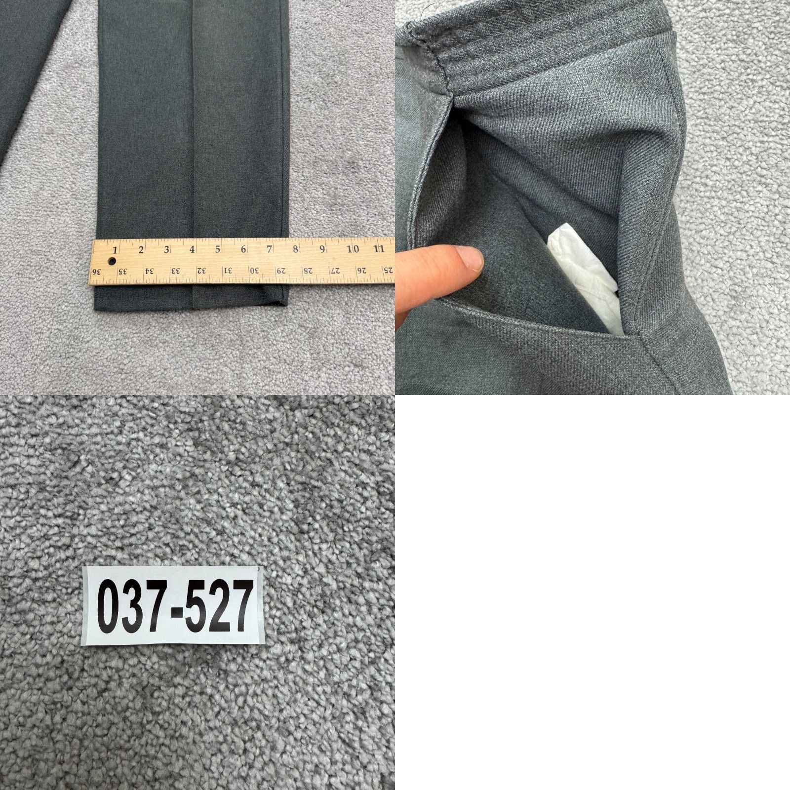 Vintage VINTAGE Donnkenny Pants 14 Gray 90's Straight Leg Pull On Womens Size 36" / US 14 / IT 50 - 9 Thumbnail
