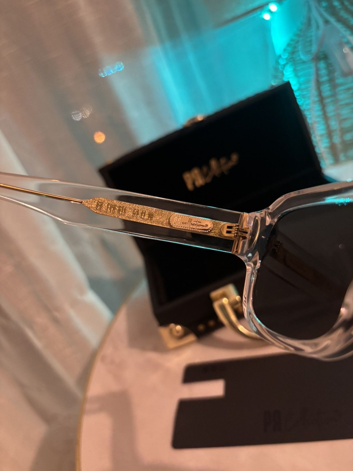 Other PR Collection Sunglasses – PR TYO XII – Transparent/Gold Size ONE SIZE - 3 Thumbnail