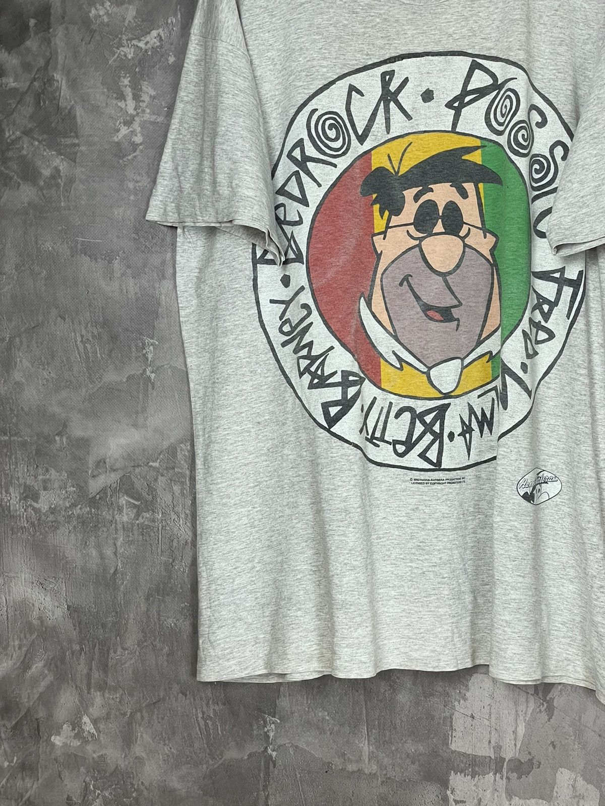 Cartoon Network × Vintage Vintage 1993s The Flintstones the flint band T-shirt tee Size US L / EU 52-54 / 3 - 5 Thumbnail