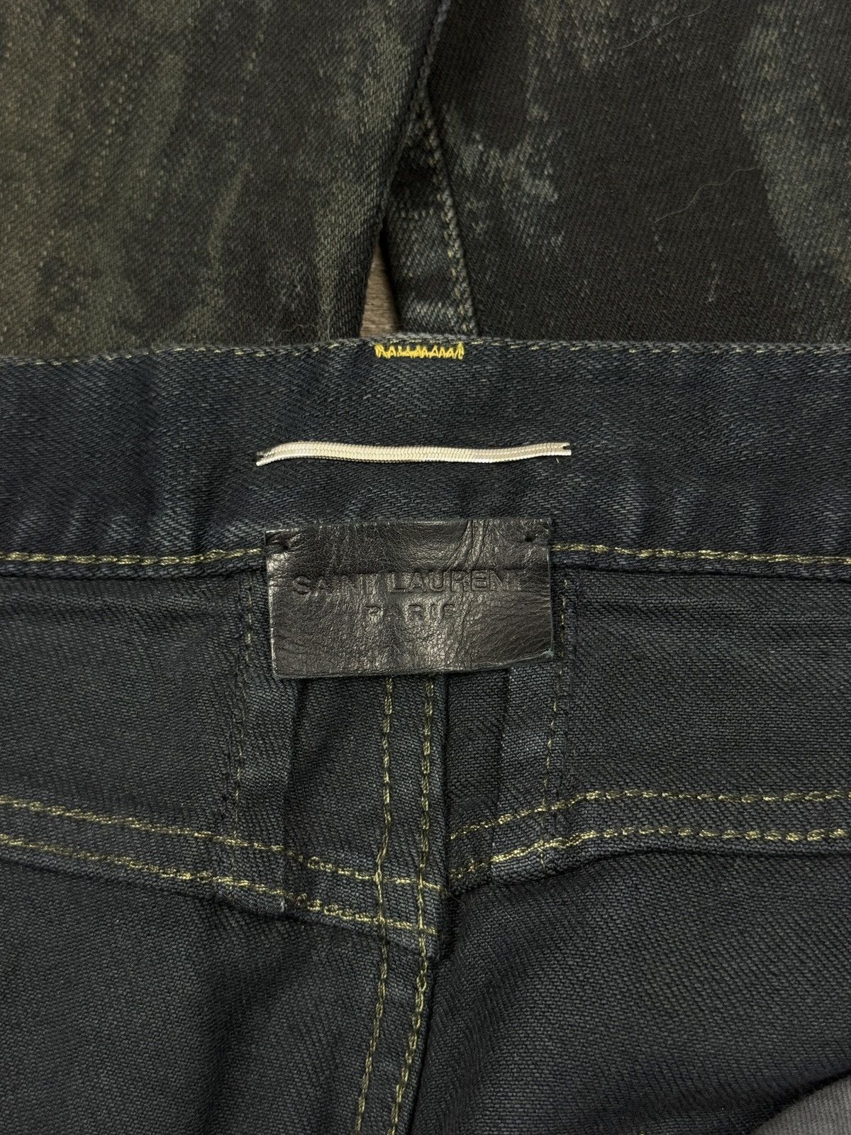 Saint Laurent Paris F/W 2013 Saint Laurent Distressed Chain Denim Jeans Size US 32 / EU 48 - 9 Thumbnail