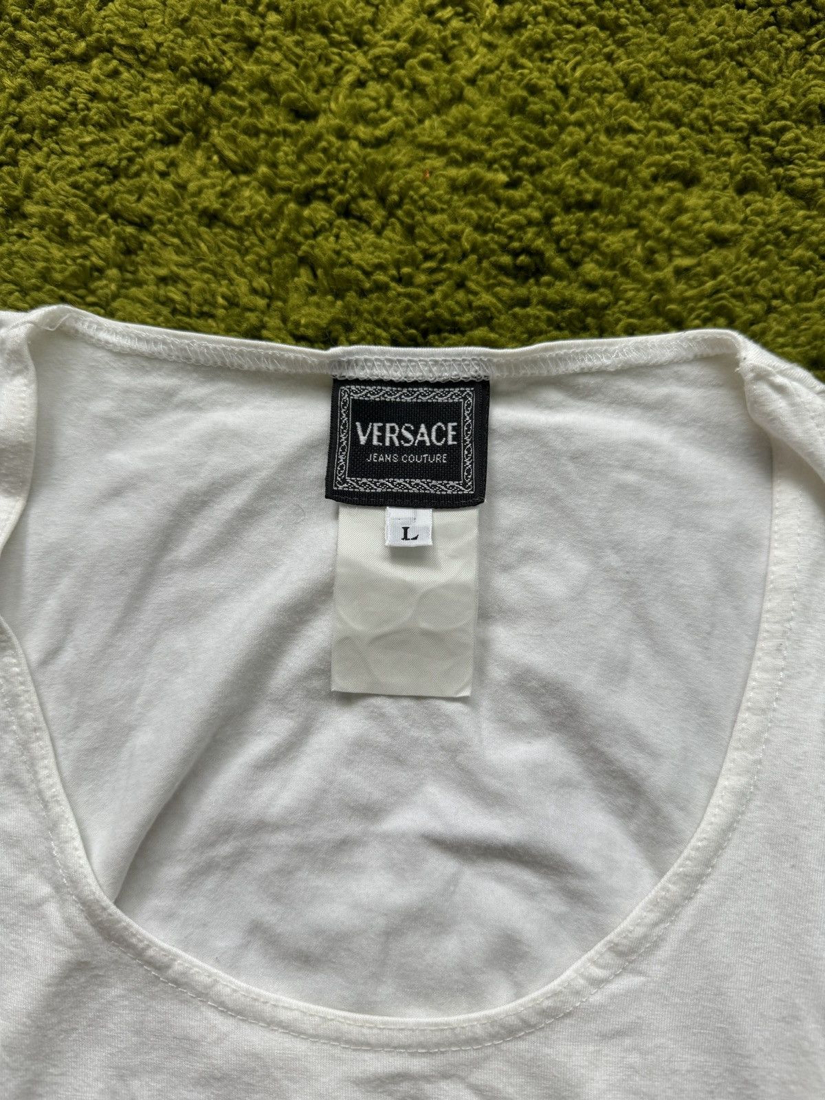 Versace × Versace Jeans Couture × Vintage Versace Jeans Couture 2000s archive Medusa logo longsleeve Size L / US 10 / IT 46 - 3 Thumbnail