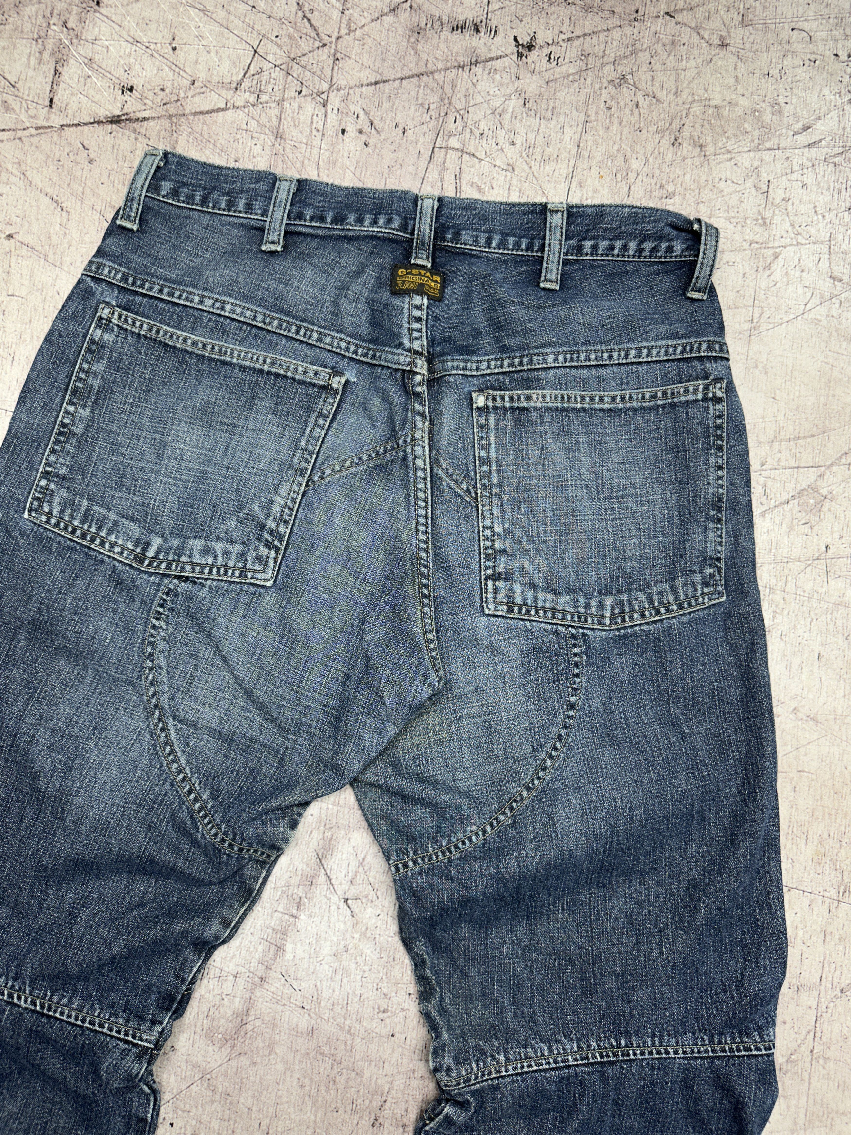 G-Star G Star Raw Vintage Mens Denim Pants Double Knee Jeans Size US 32 / EU 48 - 8 Thumbnail