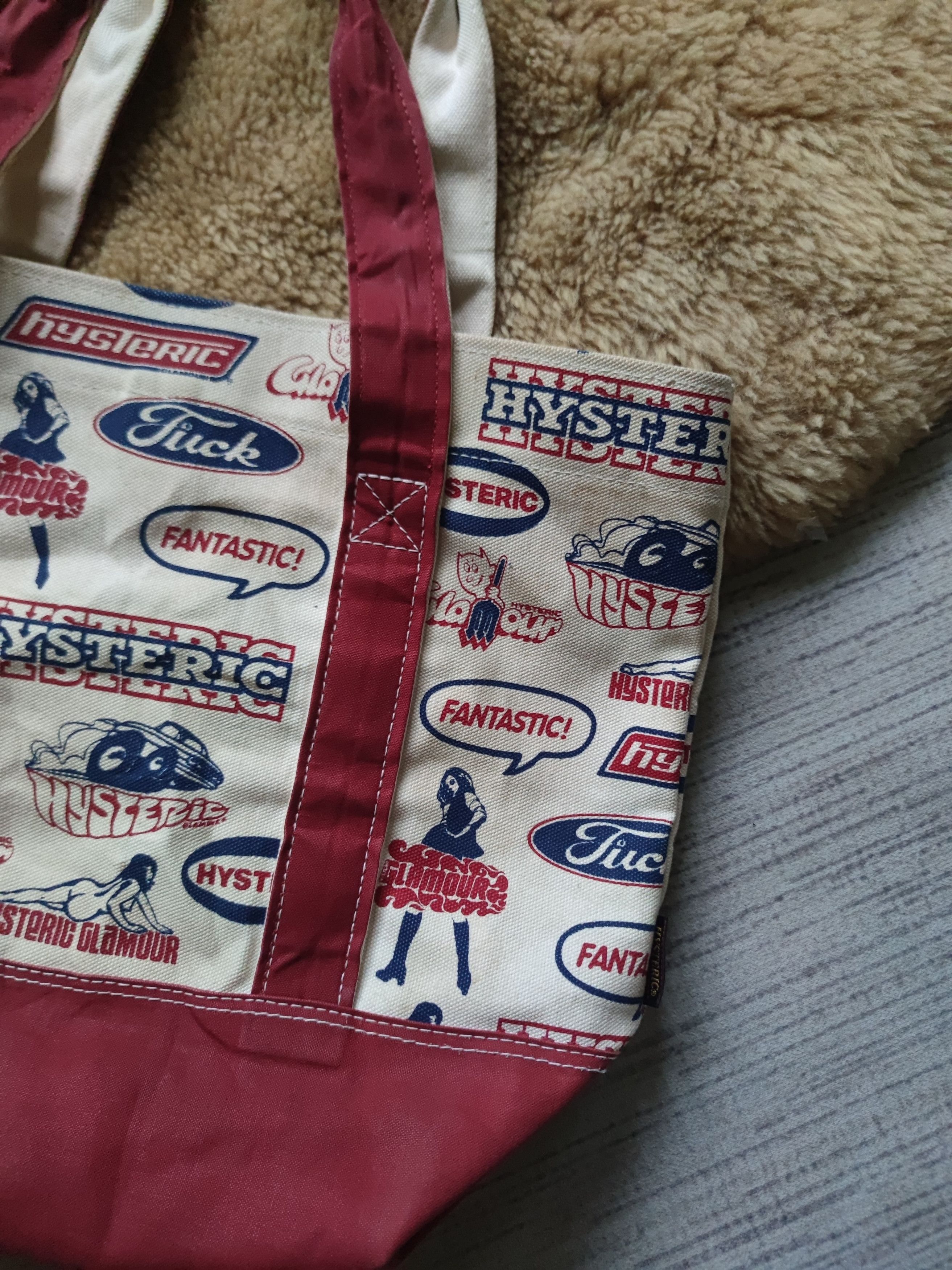 Hysteric Glamour Vintage HYSTERIC GLAMOUR Canvas Tote Bag Size ONE SIZE - 5 Thumbnail