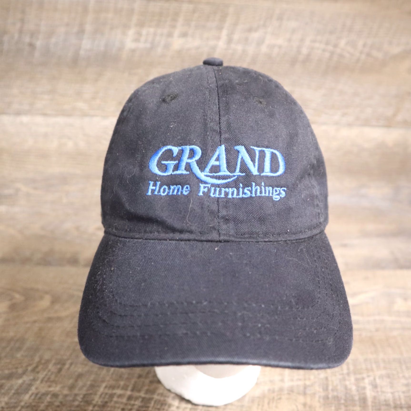 Vintage VINTAGE Grand Home Furnishings Hat Unisex Adults Adjustable White Cotton Visor Women Size ONE SIZE - 2 Thumbnail