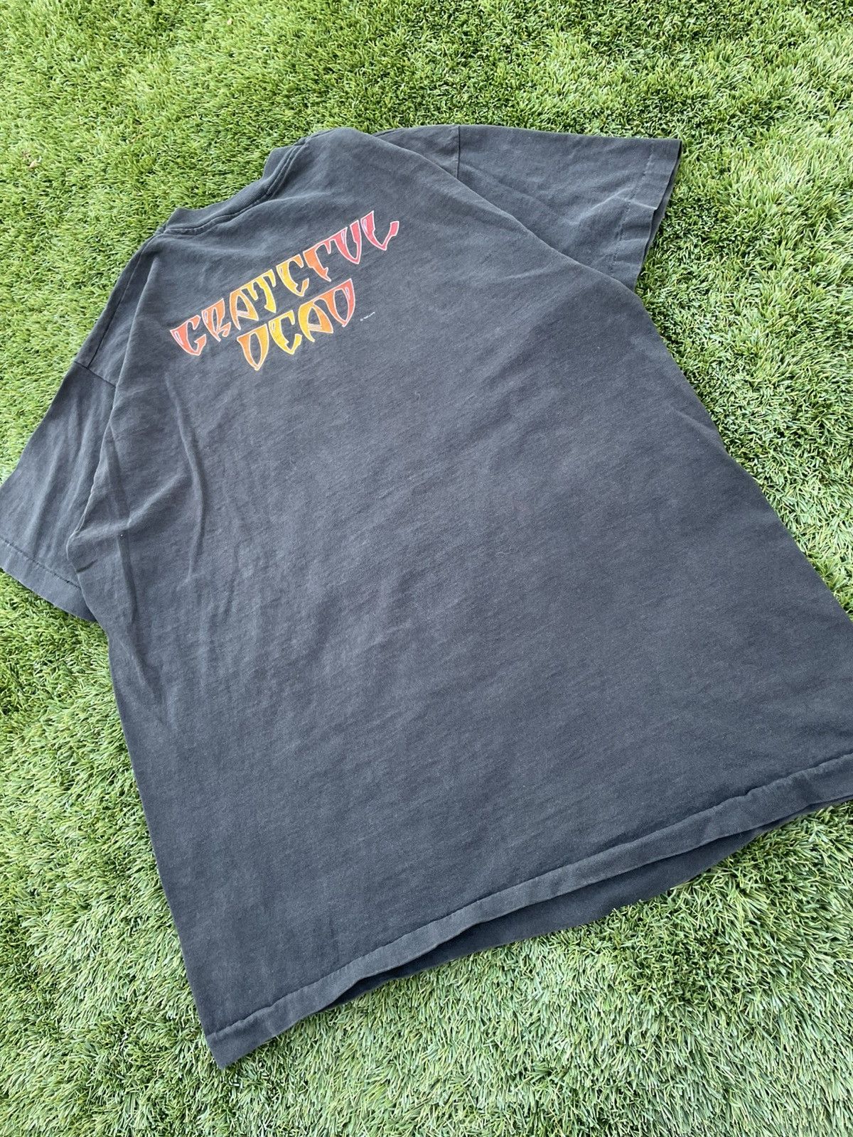 Grateful Dead GRAIL 1989 GRATEFUL DEAD PUMPKIN BAND TEE 🎃 Size US XL / EU 56 / 4 - 6 Thumbnail