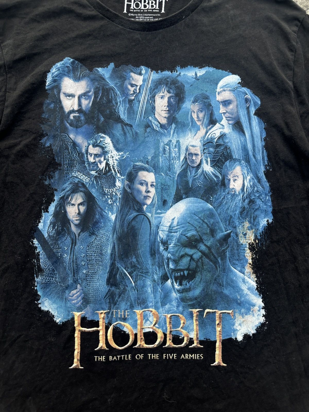 Designer Hobbit Logo T-shirt Movie Streetwear Art Rare L USA tee Size US L / EU 52-54 / 3 - 3 Thumbnail