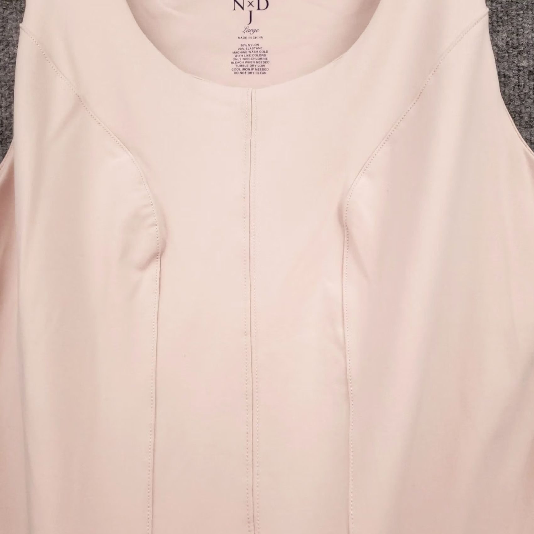 Pinko NYDY Tank Top Women L Large Pink Scoop Neck Pullover Stretch Sleeveless Size L / US 10 / IT 46 - 7 Thumbnail