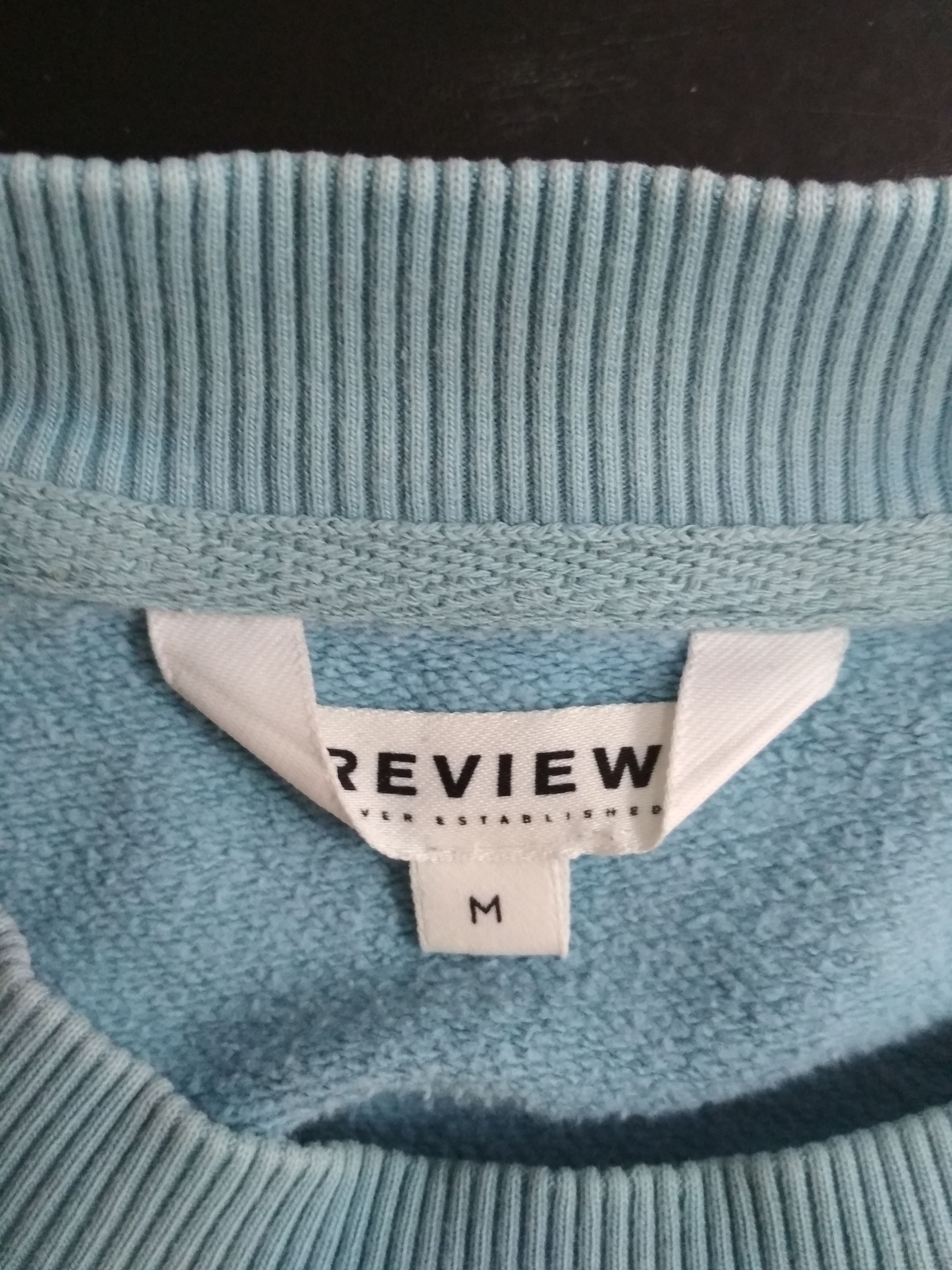 Review Review blue blouse sweatshirt big logo M Size US M / EU 48-50 / 2 - 6 Thumbnail