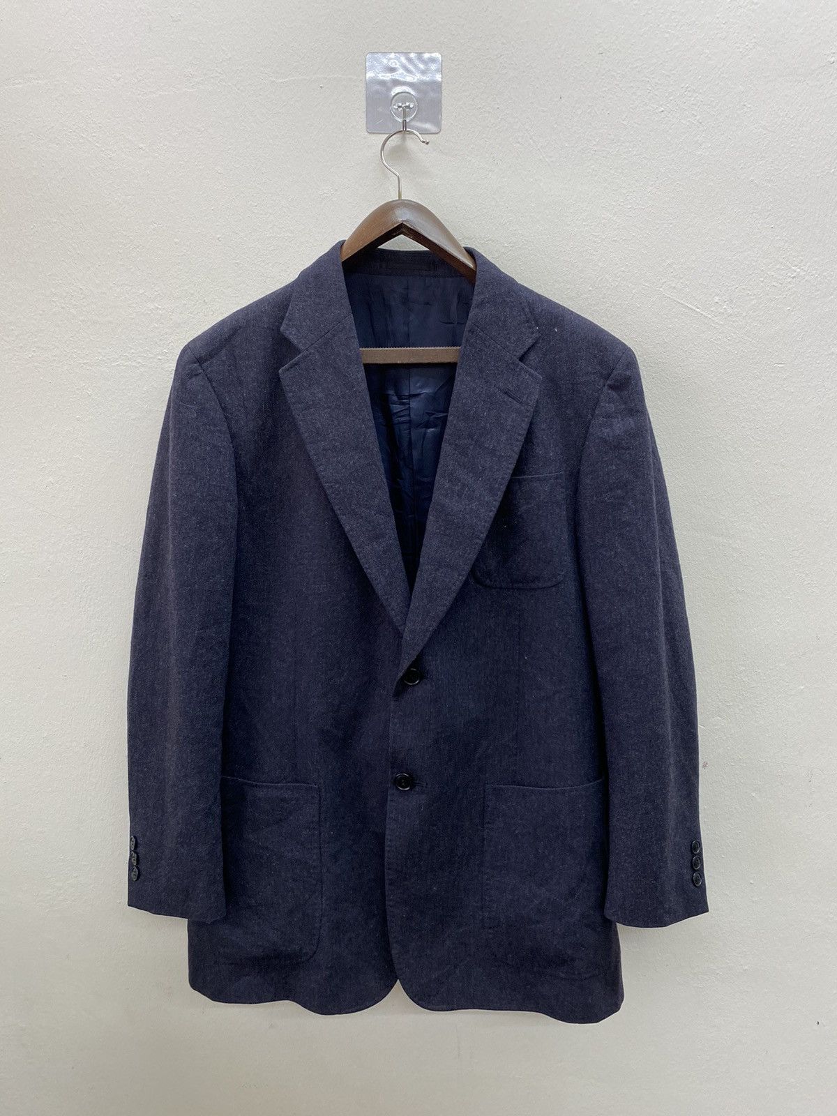 Lanvin Vintage Lanvin Classique wool blazer Jacket Size US L / EU 52-54 / 3 - 1 Thumbnail