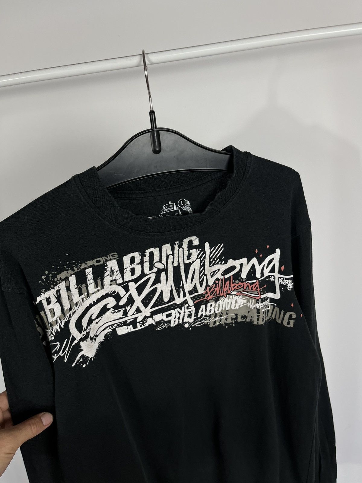 Billabong Billabong Black Long Sleeve Surf Graphic Tee Size L Size US L / EU 52-54 / 3 - 5 Thumbnail