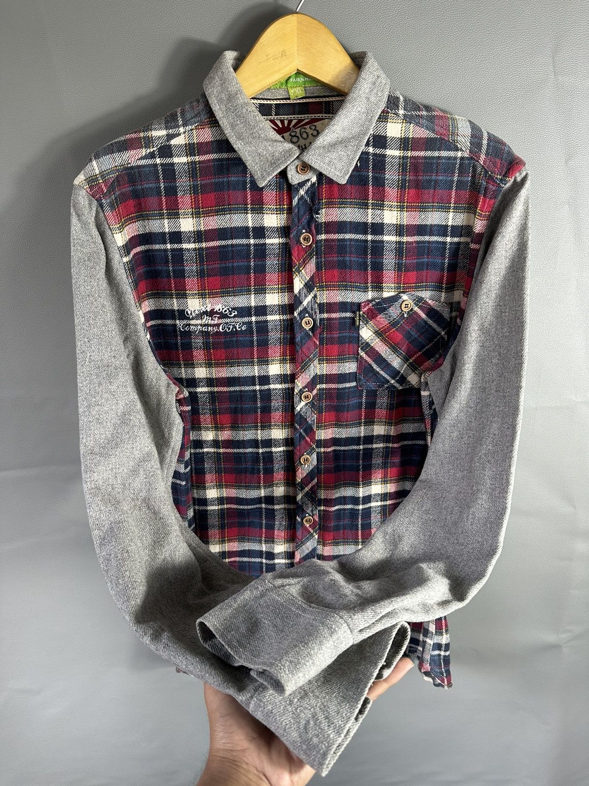 Hysteric Glamour VINTAGE 1863 WESTERN SHIRT POEM JUNYA WATANABE CDG STYLE Size US L / EU 52-54 / 3 - 4 Thumbnail