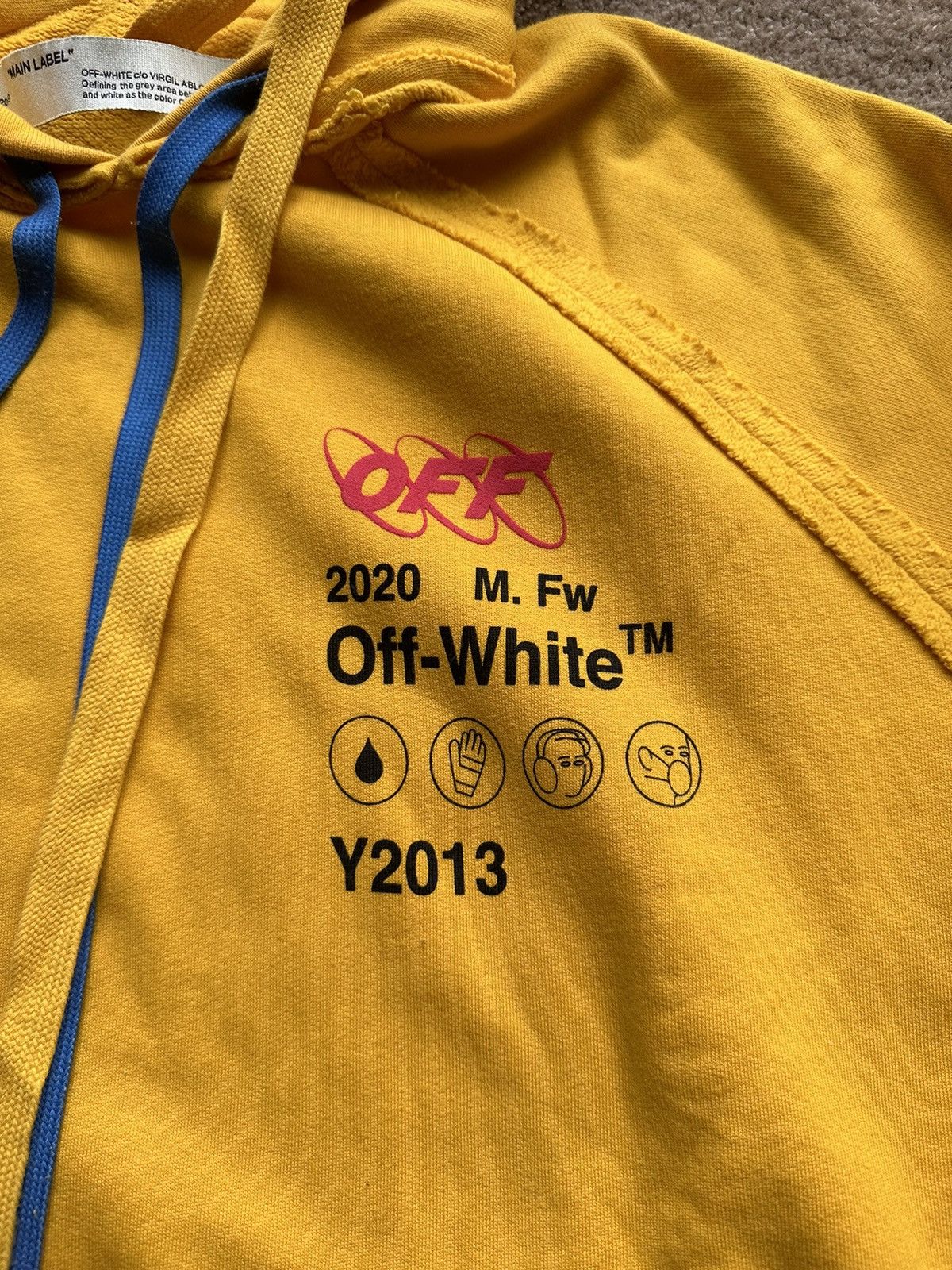 Off-White Off White Y013 industrial hoodie Size US S / EU 44-46 / 1 - 2 Thumbnail