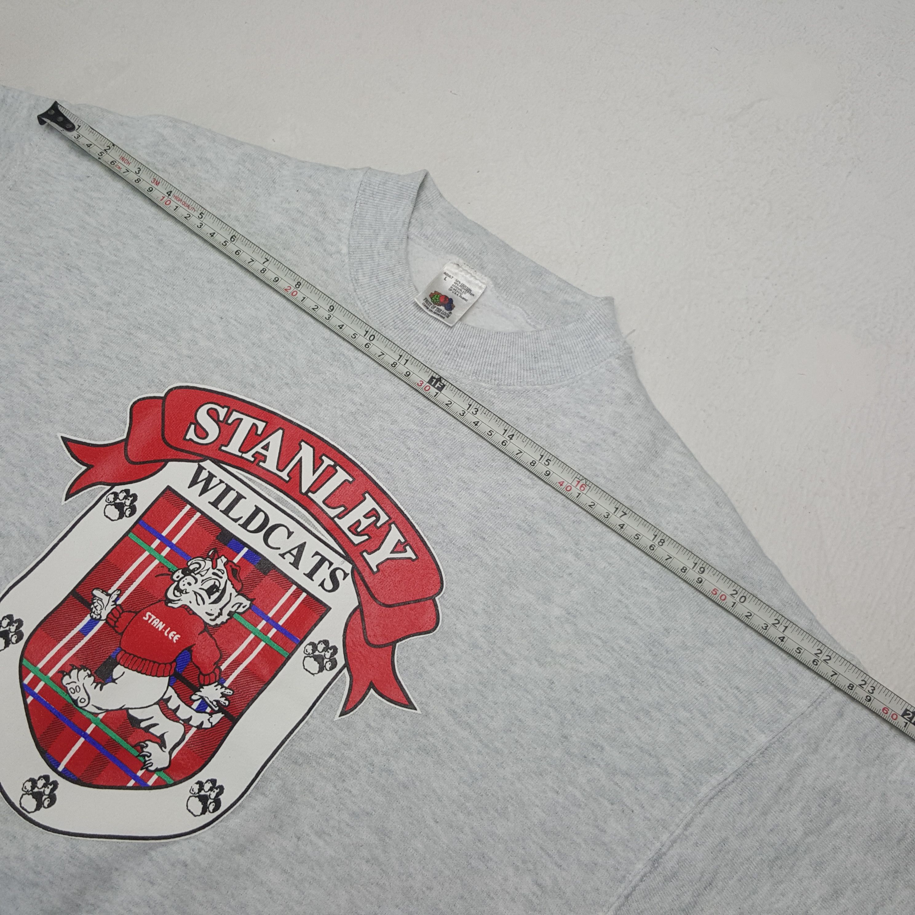 Vintage Stanley Wildcats American Football Sweatshirt C290N8