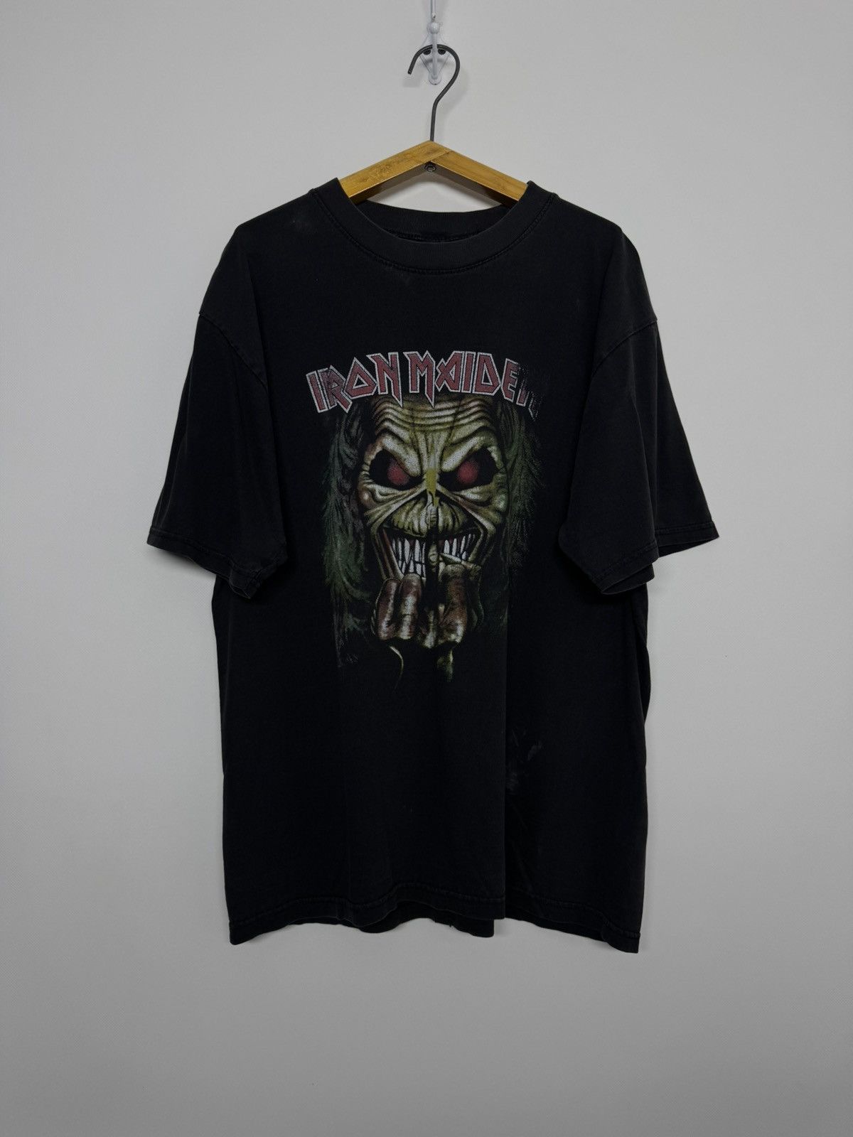 Iron Maiden Vtg Iron Maiden Band T Shirt Best Of The Beast Eddie 90s Size US M / EU 48-50 / 2 - 2 Thumbnail