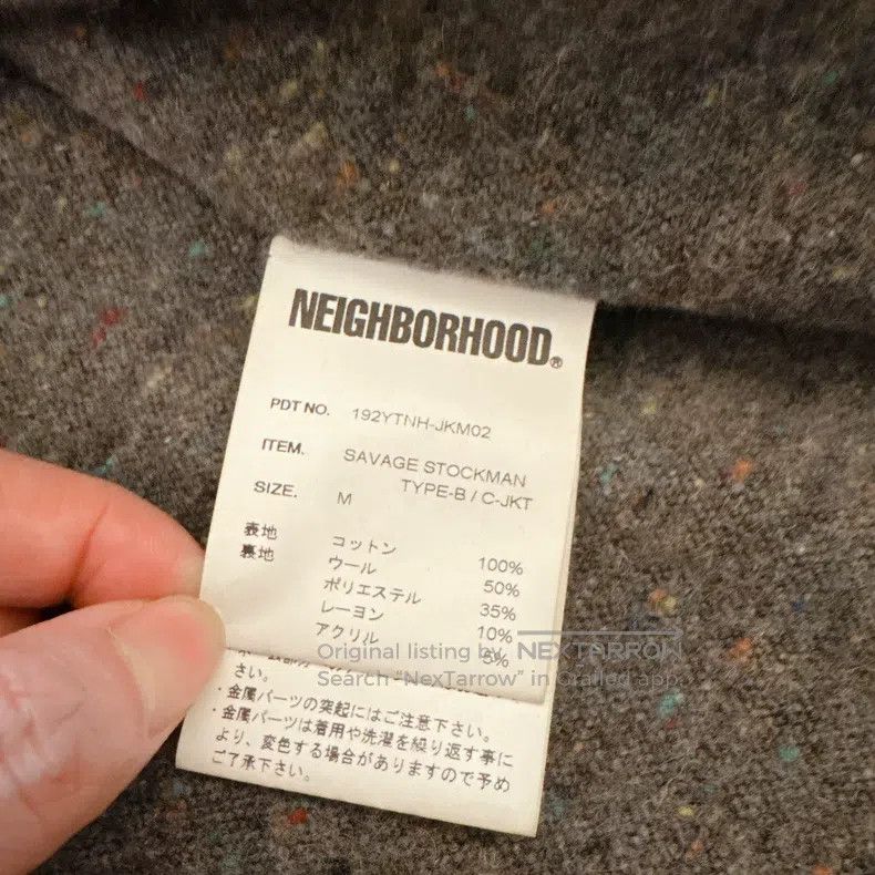 Neighborhood Neighborhood Denim Jacket with Wool Felt Lining, Great for Size US M / EU 48-50 / 2 - 8 Thumbnail