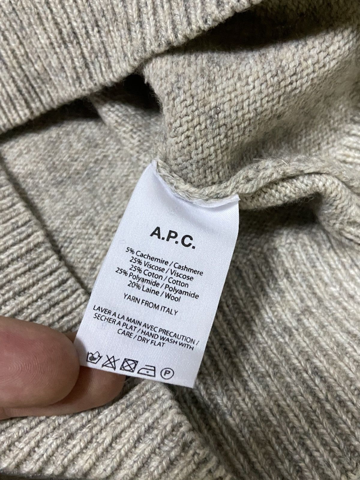 A.P.C. A.P.C Cashmere Merino Sweater Size US S / EU 44-46 / 1 - 7 Thumbnail