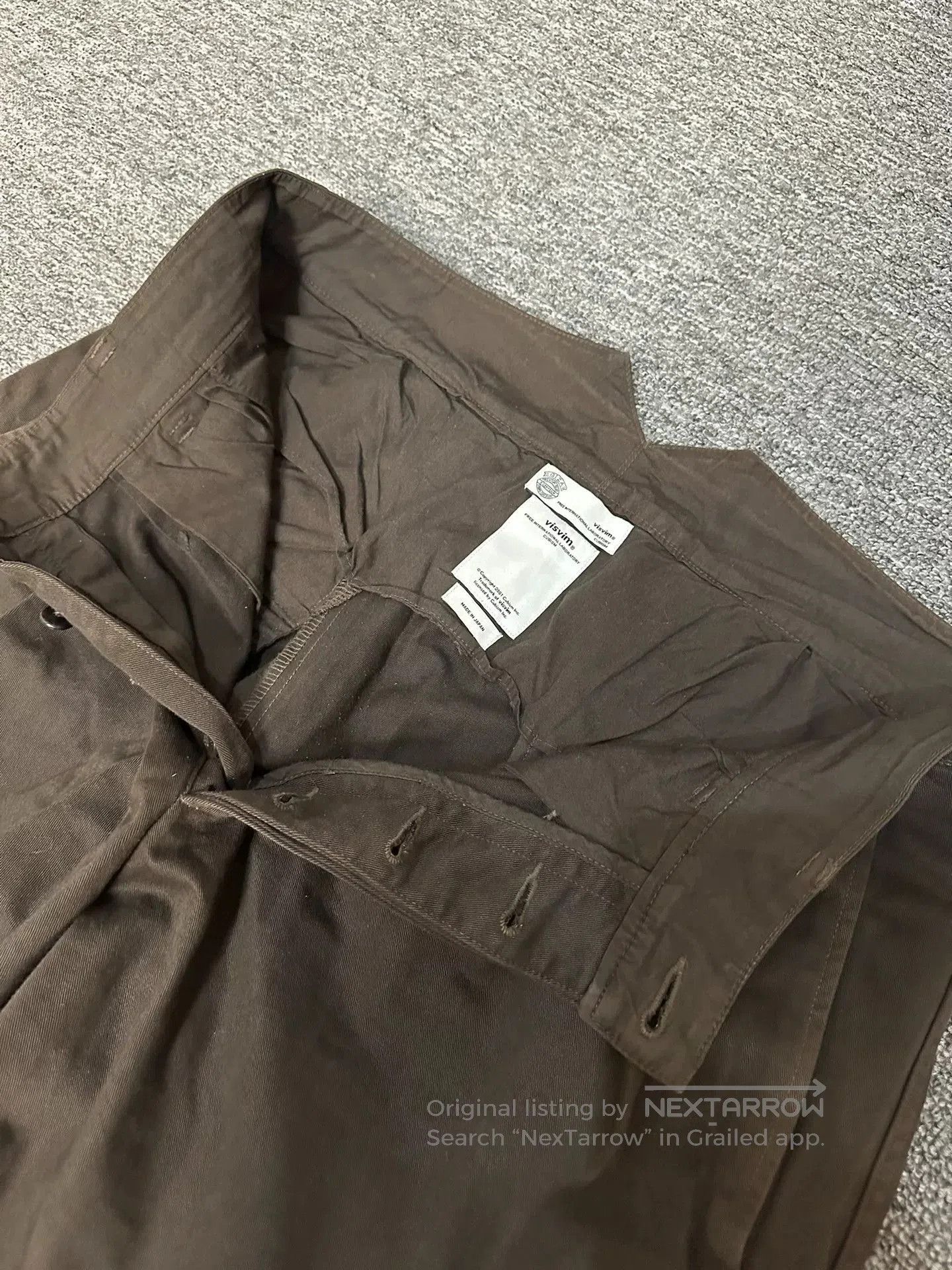 Visvim visvim hakama giza cotton natural dyed pants. Size US 34 / EU 50 - 3 Thumbnail