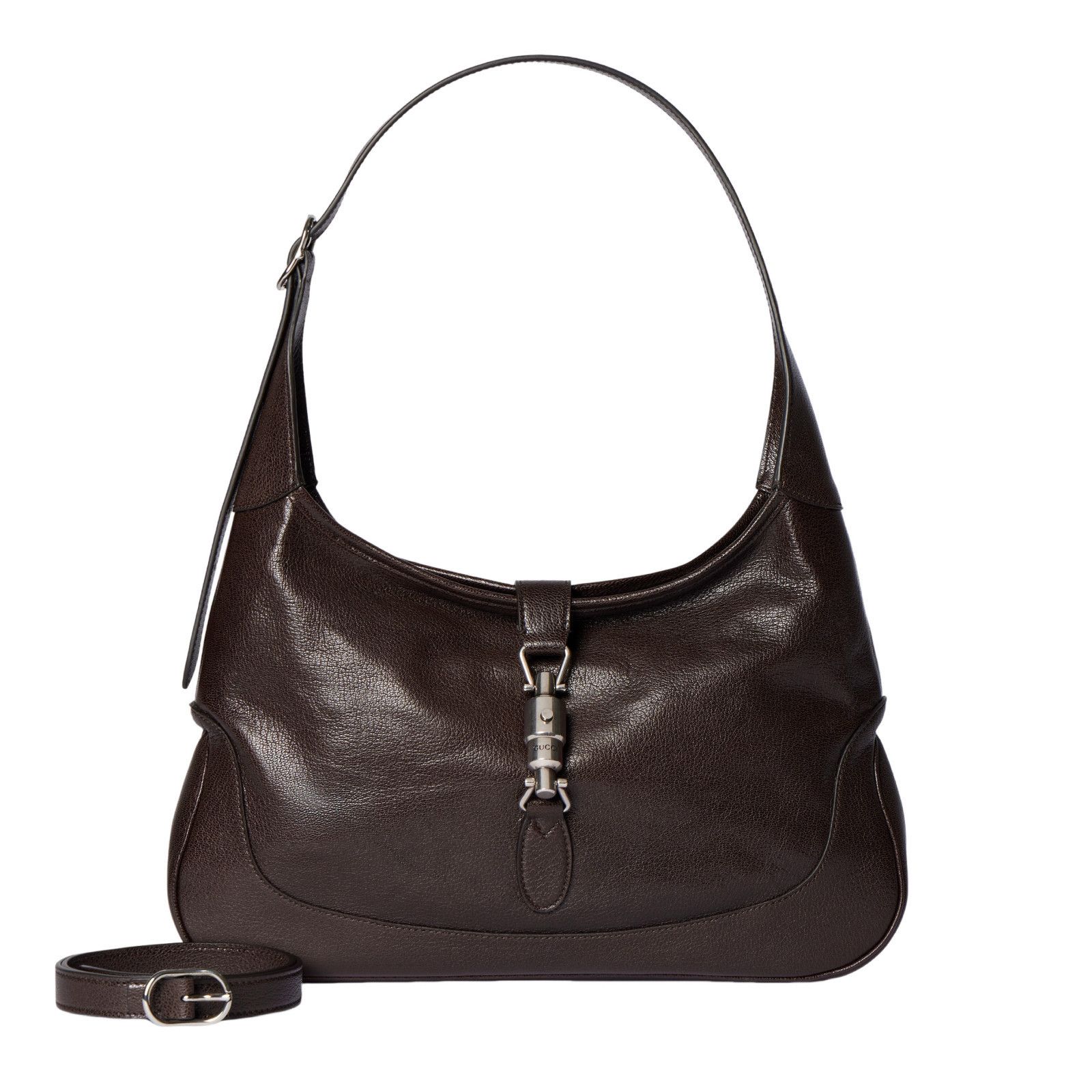 Gucci $3450 Jackie 1961 Medium Dark Brown Shoulder Bag New &, Women's