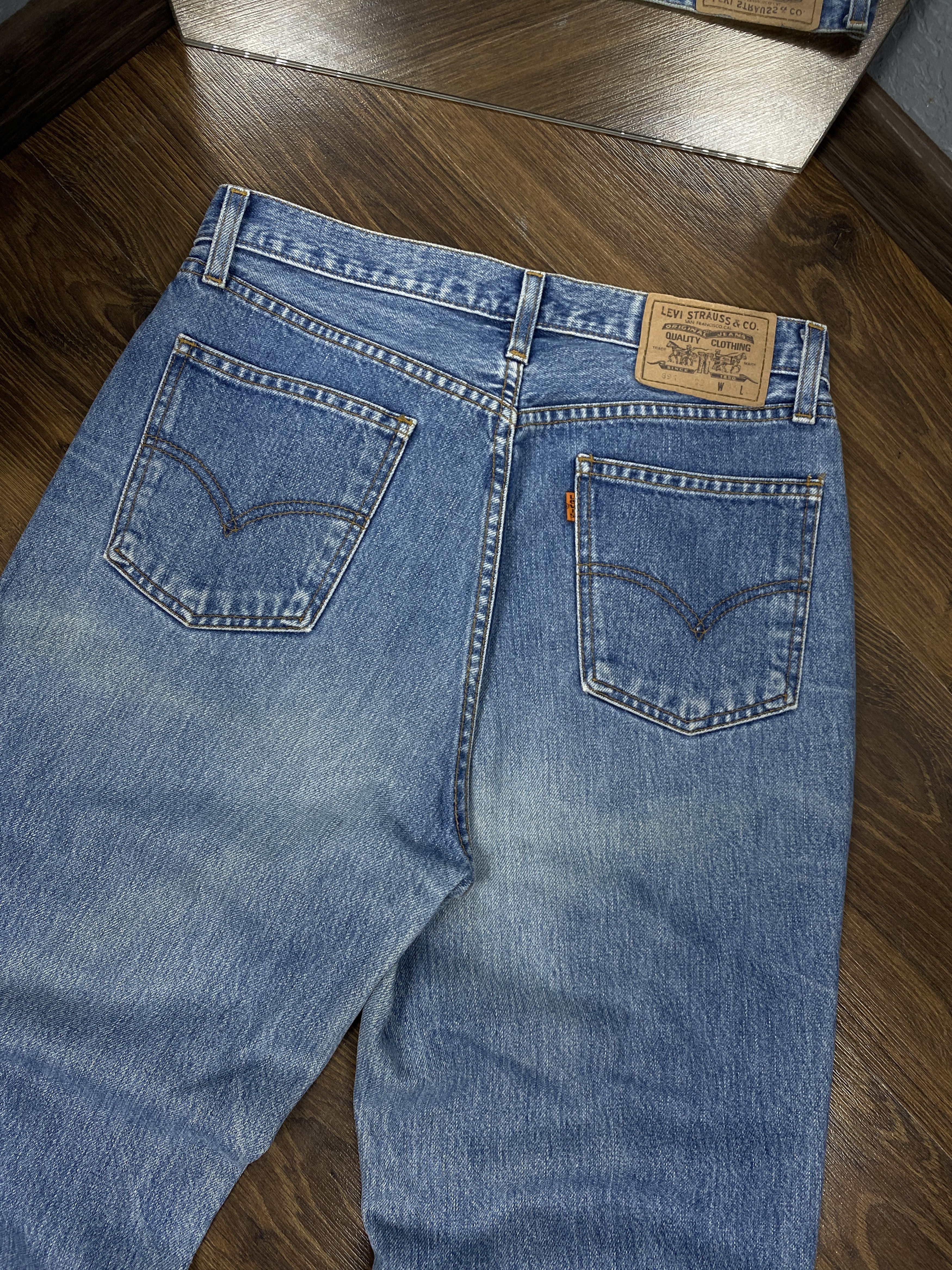 Levi's × Levi's Vintage Clothing Levi's 891 90s vintage womens jeans washed denim pants Size 27" / US 4 / IT 40 - 2 Thumbnail