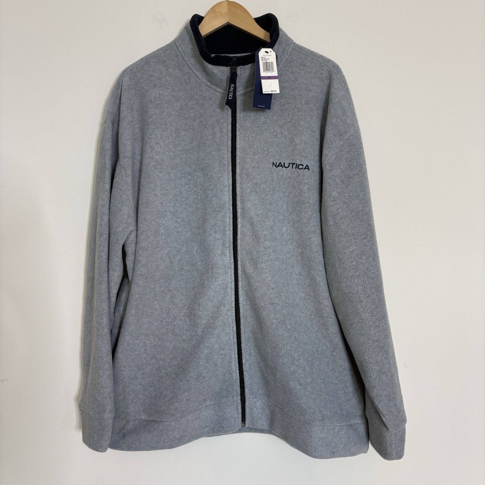 Nautica Nautica Fleece Full Zip Jacket Size US XXL / EU 58 / 5 - 2 Thumbnail