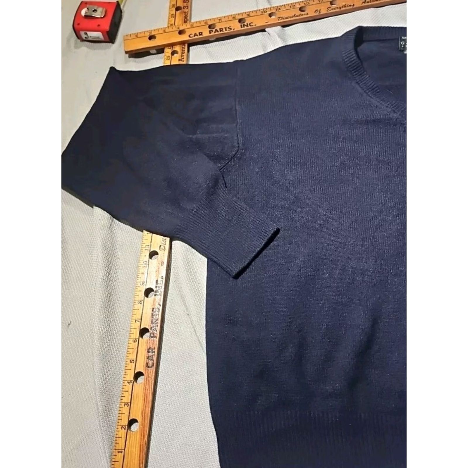 Saks Fifth Avenue Saks Fifth Avenue Sweater Mens XXL 2XL Blue Cashmere 2ply Luxury Grandpa Preppy Size US XXL / EU 58 / 5 - 3 Thumbnail
