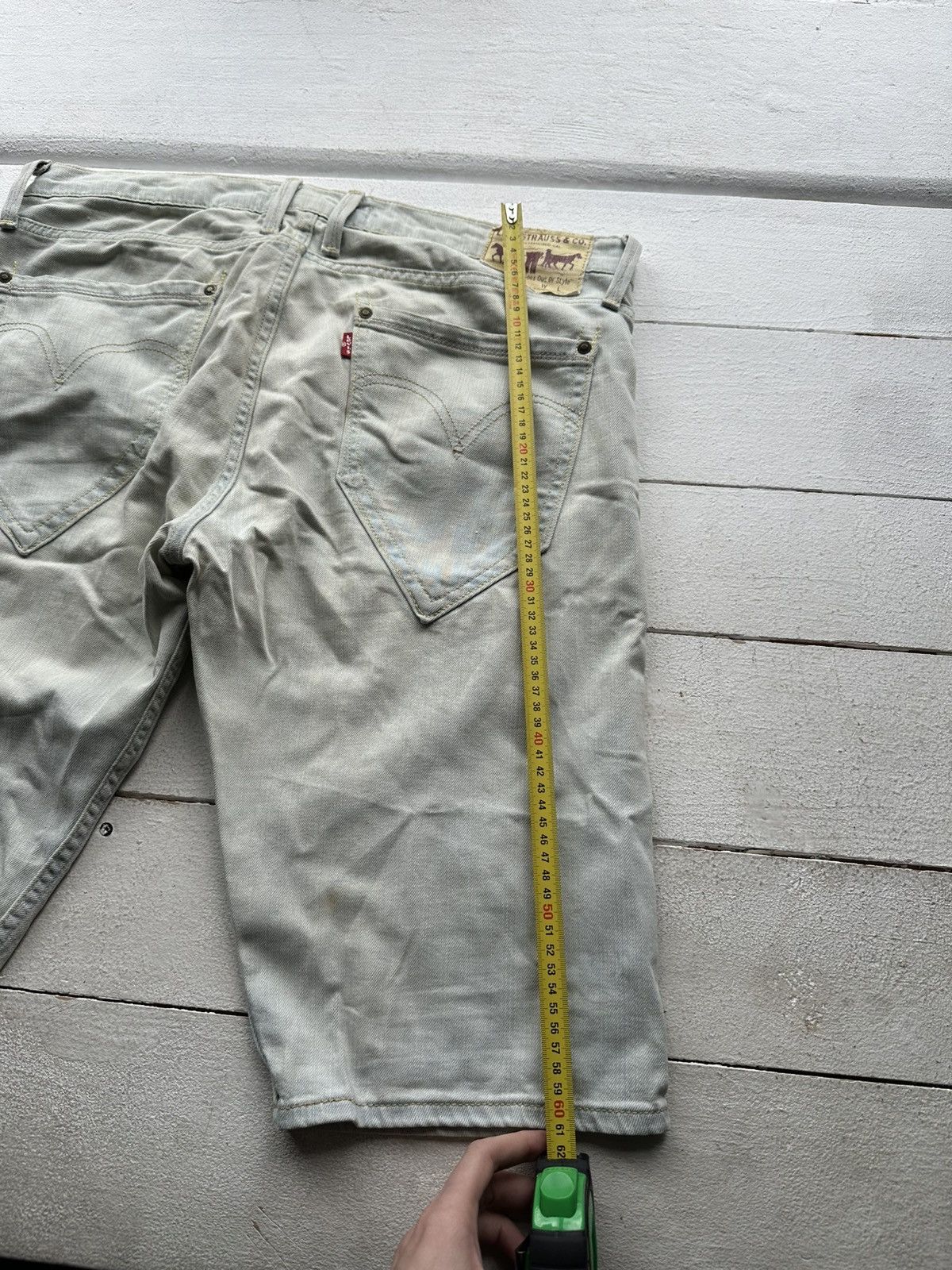 Levi's × Vintage 🚨Levis 504 Shorts Denim Rap Sk8 vintage distress Size US 34 / EU 50 - 9 Thumbnail