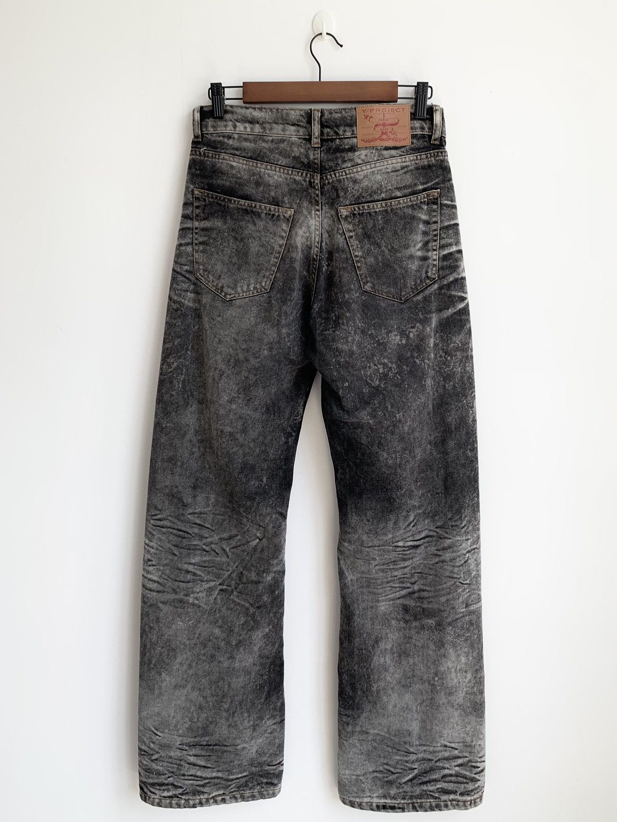 Y/Project Y/Project Metal Wire Wide Leg Jeans Size US 26 / EU 42 - 4 Thumbnail