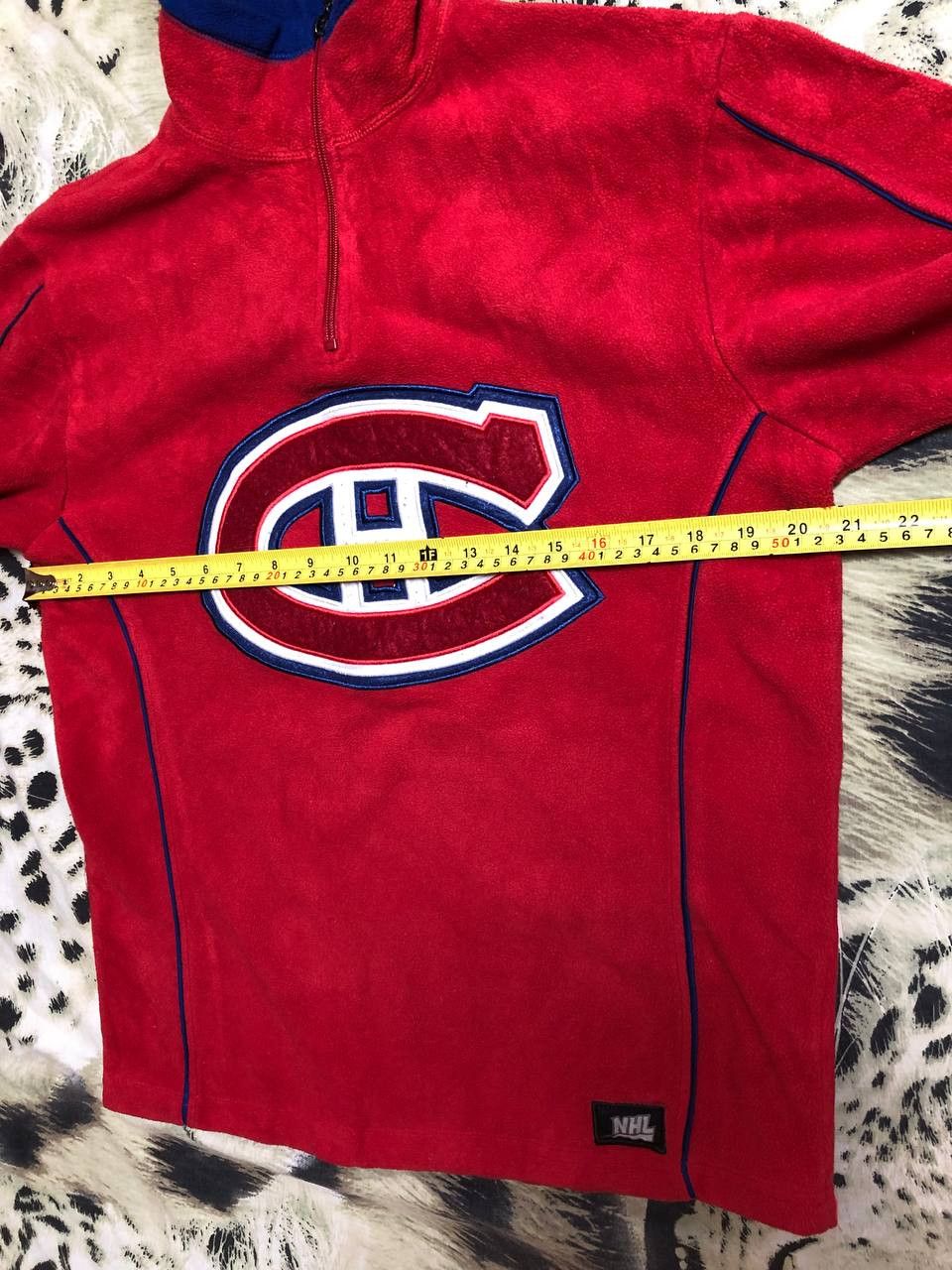 NHL Vintage 80s Calgary Flames logo fleece jacket Size US S / EU 44-46 / 1 - 14 Thumbnail
