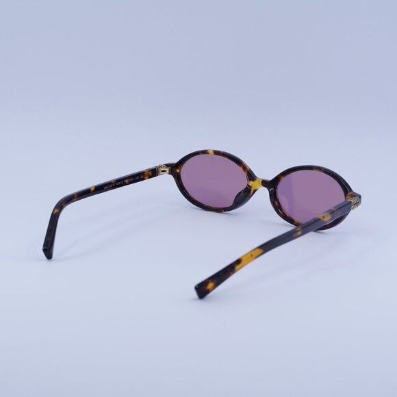 Miu Miu Miu Miu MU04ZSF VAU50D Sunglasses Honey Havana Oval Frame Size ONE SIZE - 15 Thumbnail