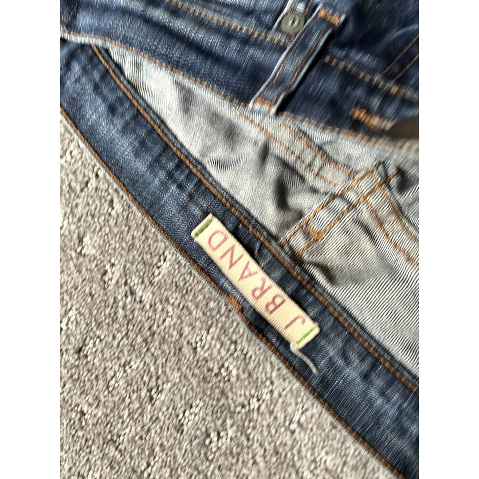 J Brand J Brand Pure Skinny Leg Jeans Womens Mid Rise Stretch Blue 27 Regular Denim Cotton Blend 5-Pocket Design Jeans Womens Size 27" / US 4 / IT 40 - 5 Thumbnail