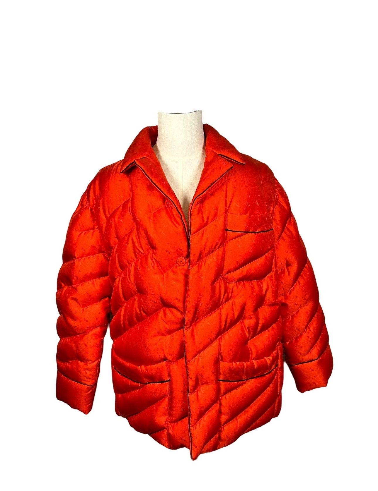 Fendi FENDI DOWN PUFFER JACKET IN ORANGE Size US S / EU 44-46 / 1 - 1 Thumbnail