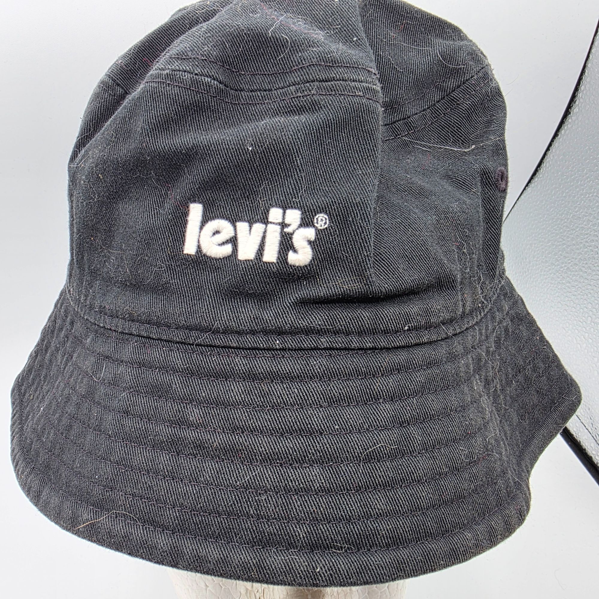 Levi's Levis Bucket Hat Unisex Black Casual Headwear Outdoors Walki Size ONE SIZE - 5 Thumbnail