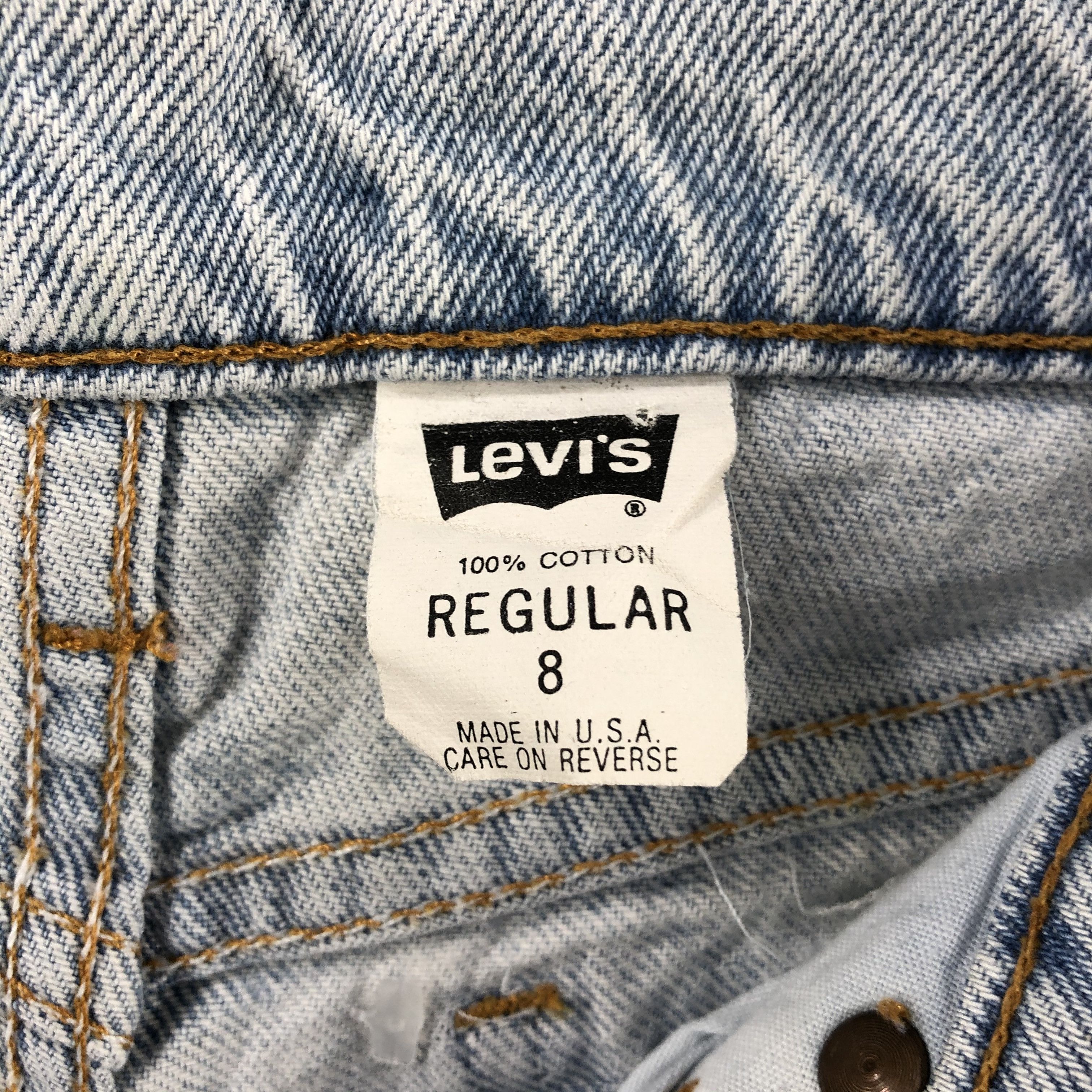 Levi's Vintage 90s Levis 560 Orange Tab Jeans 22 x 22 -J953 Size US 26 / EU 42 - 9 Thumbnail