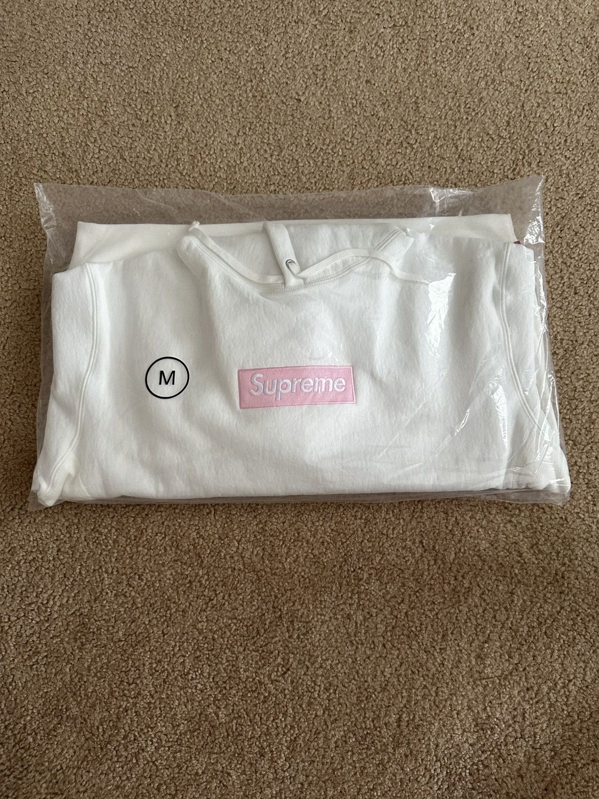 Supreme Supreme Box Logo Hoodie FW25 White/Pink Size US M / EU 48-50 / 2 - 13 Thumbnail