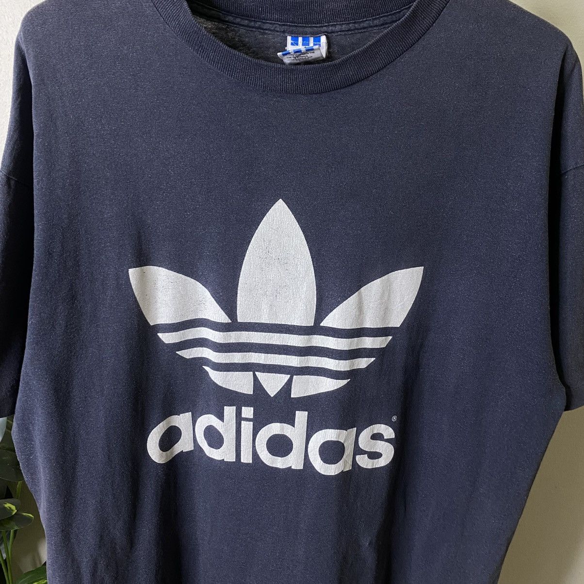 Adidas Vintage 90s Adidas Double Sided Graphic Sunfaded Tee Size US XL / EU 56 / 4 - 2 Thumbnail