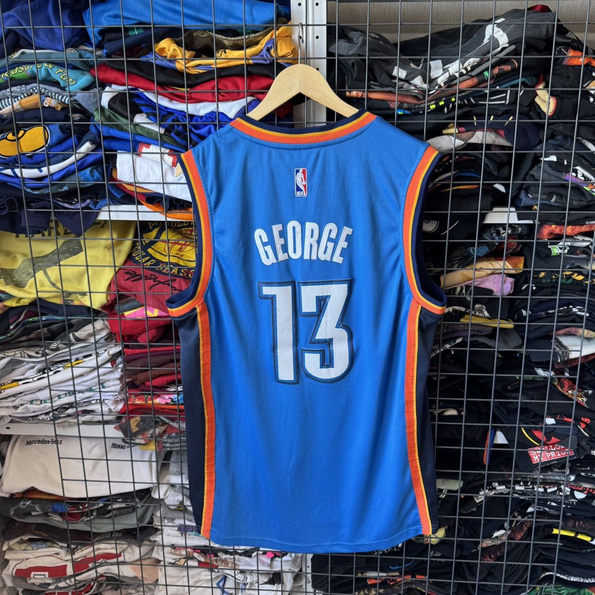 NBA Oklahoma City #13 George NBA Basketball Jersey Size US L / EU 52-54 / 3 - 2 Thumbnail