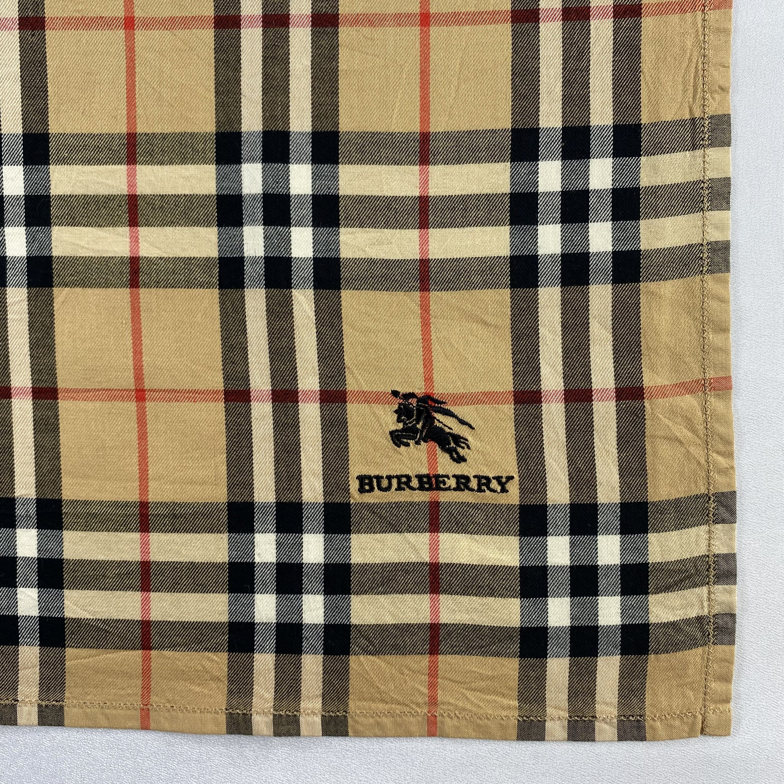 Burberry × Vintage Burberry Handkerchief / Neckerchief / Bandana-P1329 Size ONE SIZE - 3 Thumbnail
