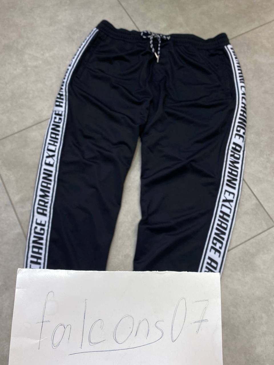 Armani Exchange Armani Exchange AX Logo Tape Lampas Sweatpants Size US 36 / EU 52 - 2 Thumbnail