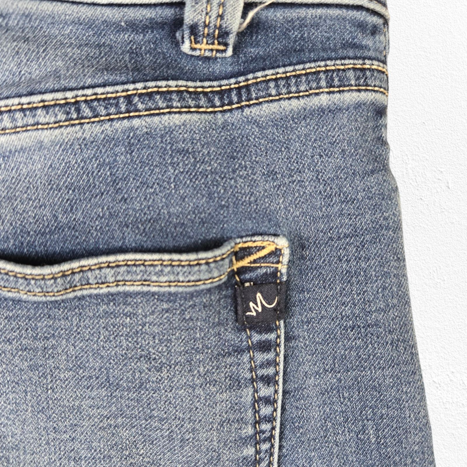 Other Medium Wash Button Fly High Rise Skinny Jeans Size 8 Short Size 30" / US 8 / IT 44 - 6 Thumbnail