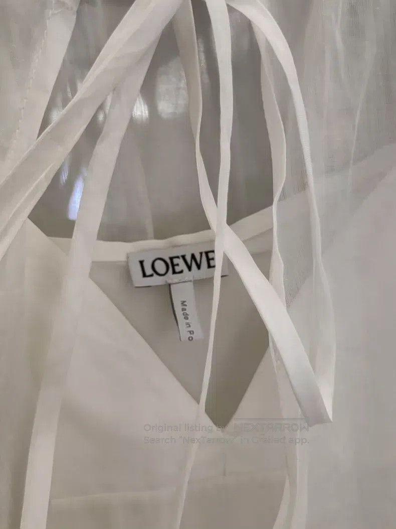Loewe Loewe White Fairy Wind Casual Lazy Vacation Wind Dress wit Size 4XL / US 24-26 - 4 Thumbnail
