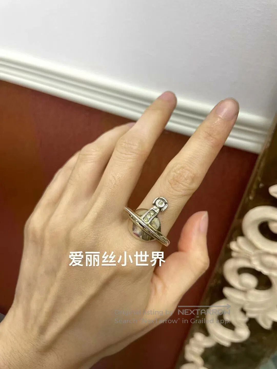 Vivienne Westwood Vivienne Westwood Saturn Ring Size L. Size ONE SIZE - 2 Thumbnail