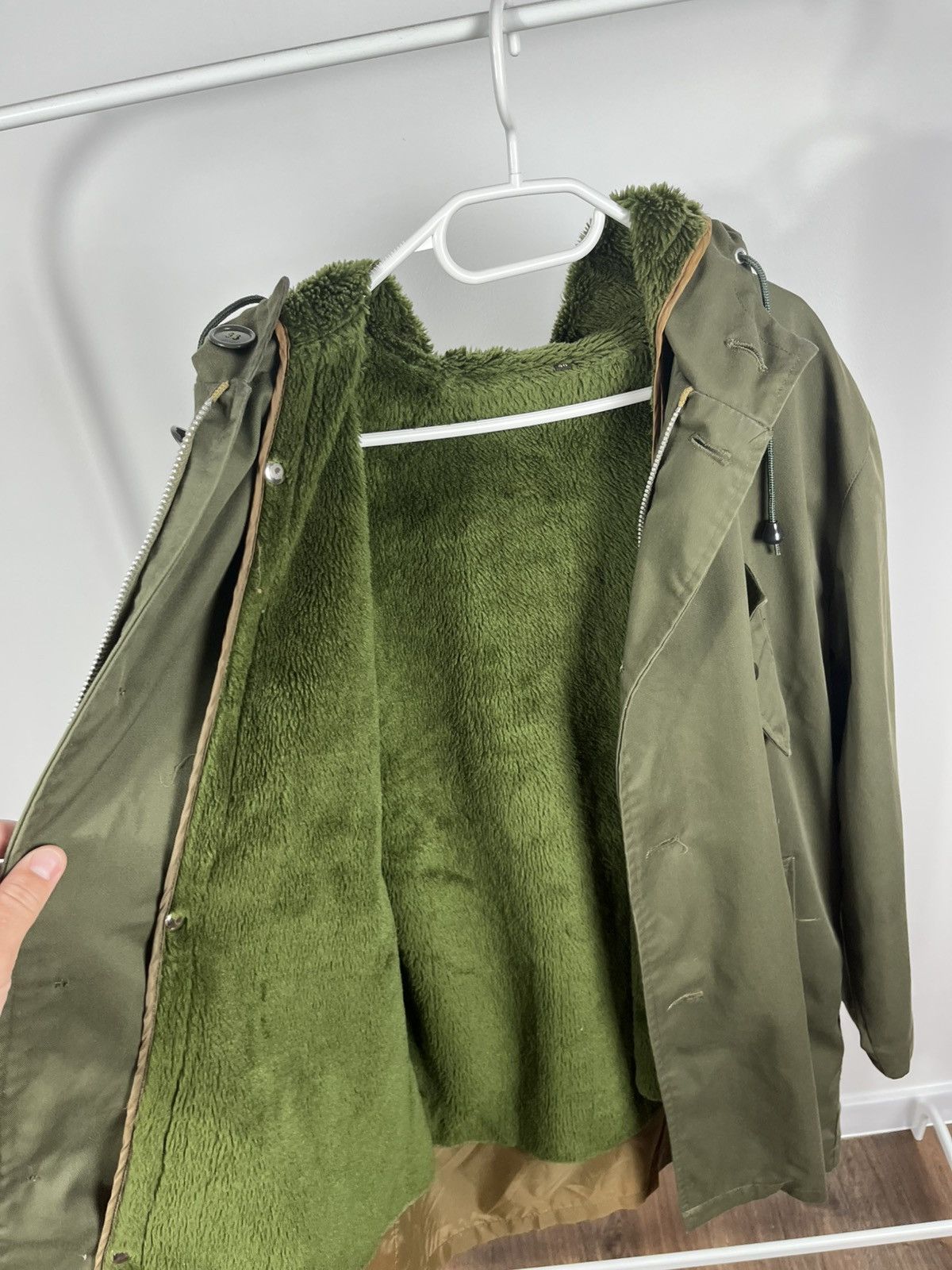 Other Military Green Field Parka Jacket Acrylic Lining Hooded Size US M / EU 48-50 / 2 - 4 Thumbnail