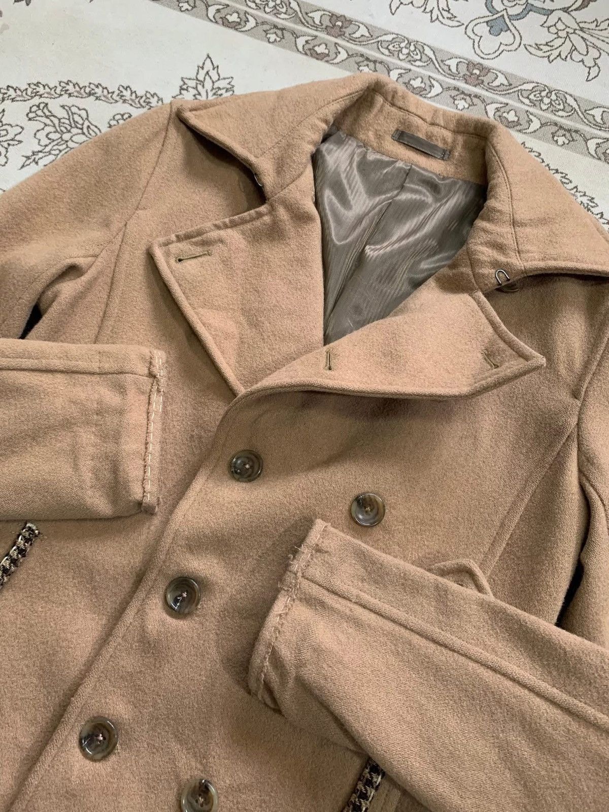 Tornado Mart Y2K ZERO BY TORNADO MART DOUBLE BREASTED WOOL JACKET Size US L / EU 52-54 / 3 - 2 Thumbnail