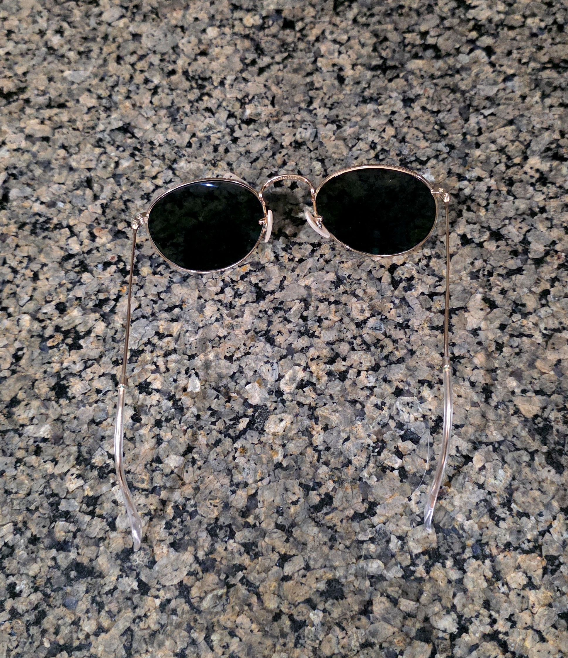 RayBan Ray-Ban Polarized RB3547 001/31 Oval Metal Gold Sunglasses Size ONE SIZE - 5 Thumbnail