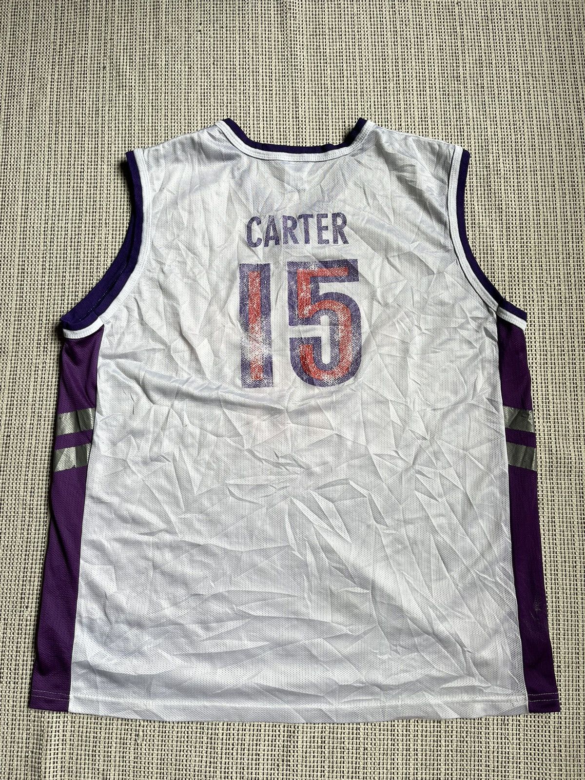 NBA Vintage Toronto Raptors NBA Jersey Vince Carter Size US XL / EU 56 / 4 - 2 Thumbnail